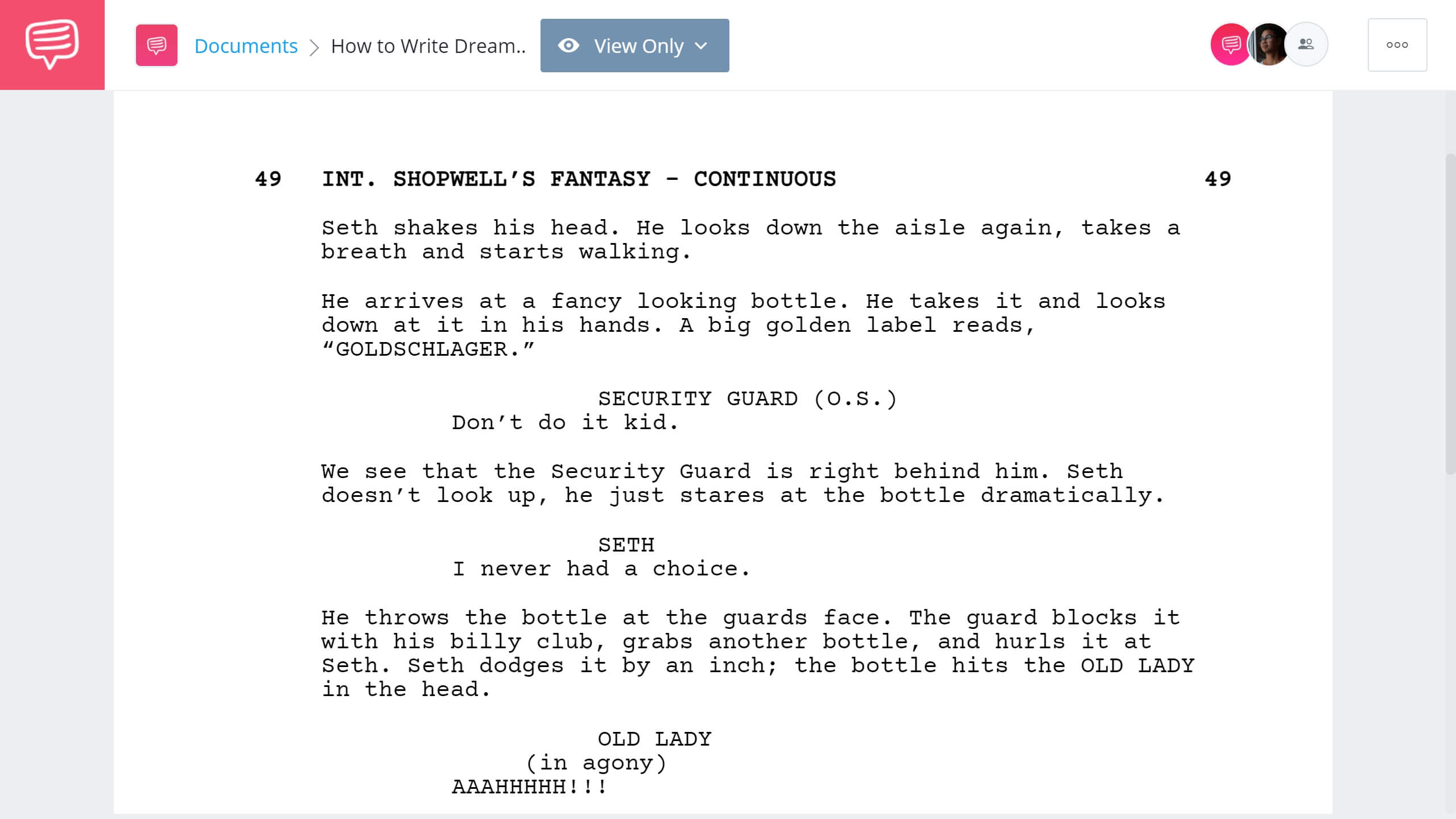 How To Write A Dream In A Script