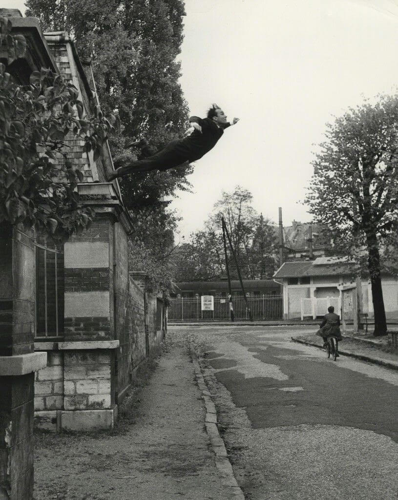 Leap into the Void by Yves Klein in