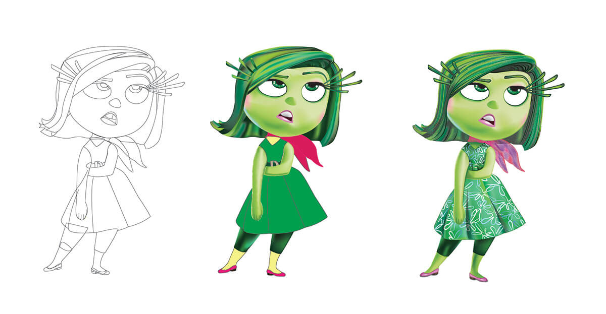 Character design from Inside Out