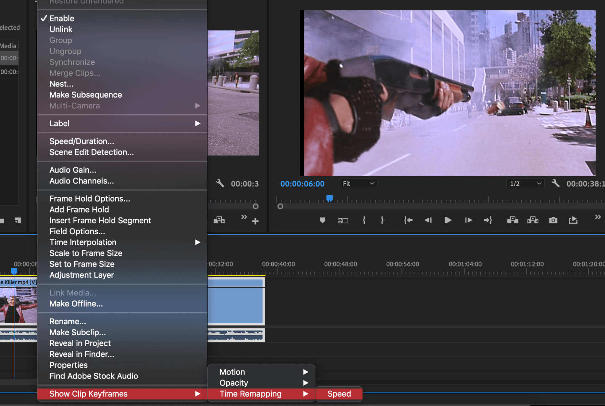 How to show keyframes