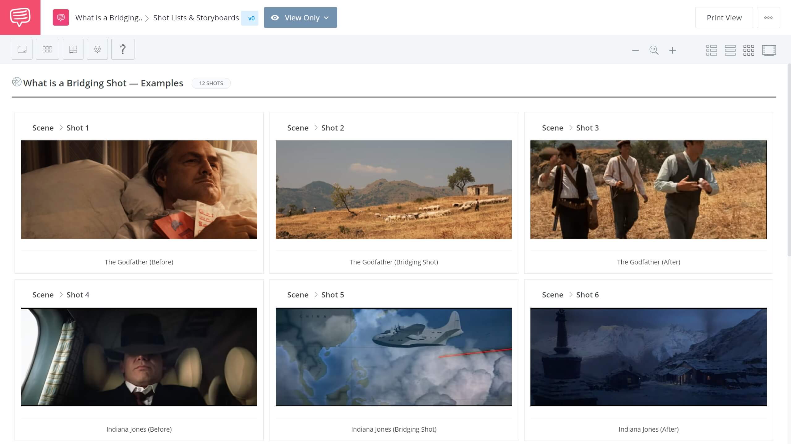 What is Bridging Shot Bridging Shot Example StudioBinder Shot Listing Software