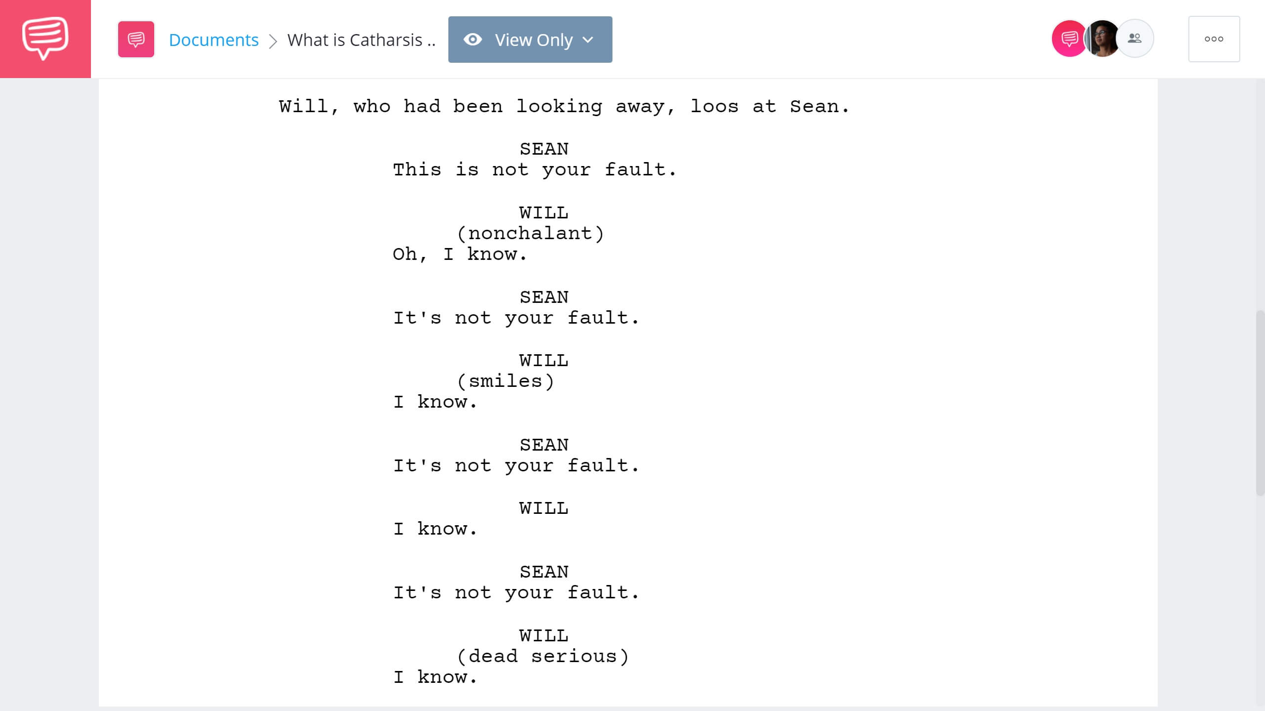 What is Catharsis Good Will Hunting Excerpt StudioBinder Screenwriting Software