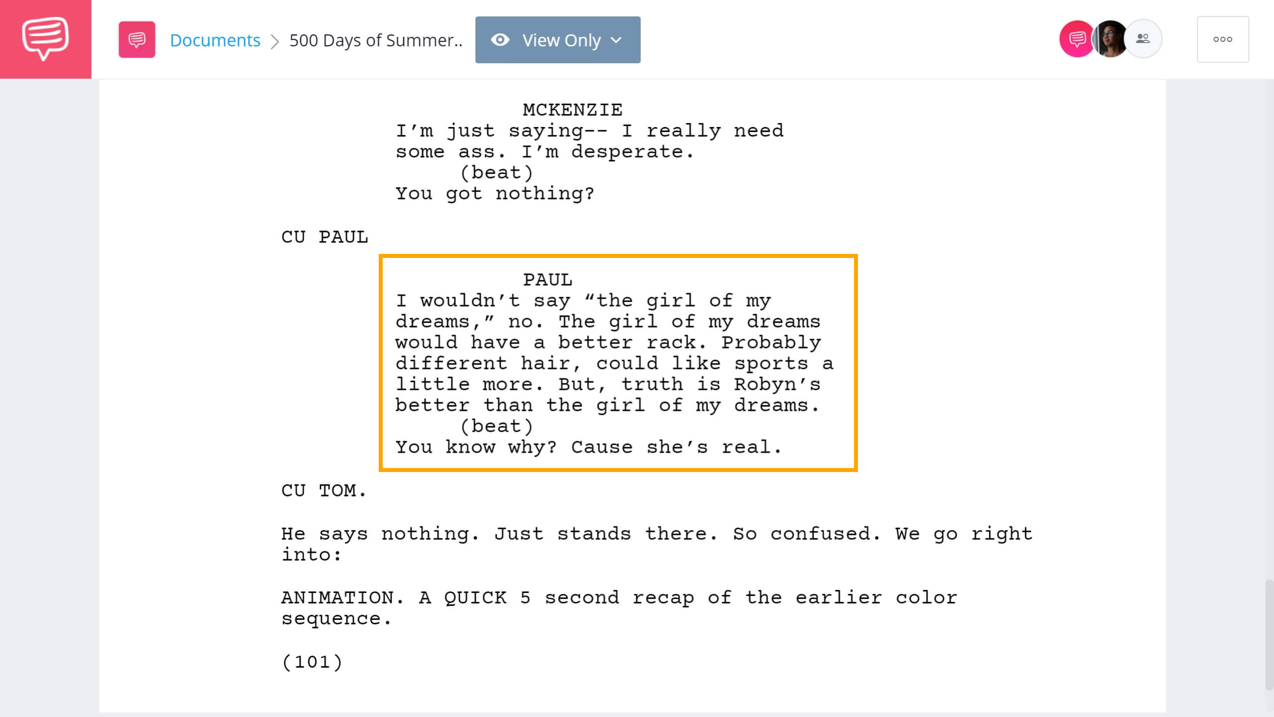 Days of Summer Script Teardown Quotes StudioBinder Screenwriting Software
