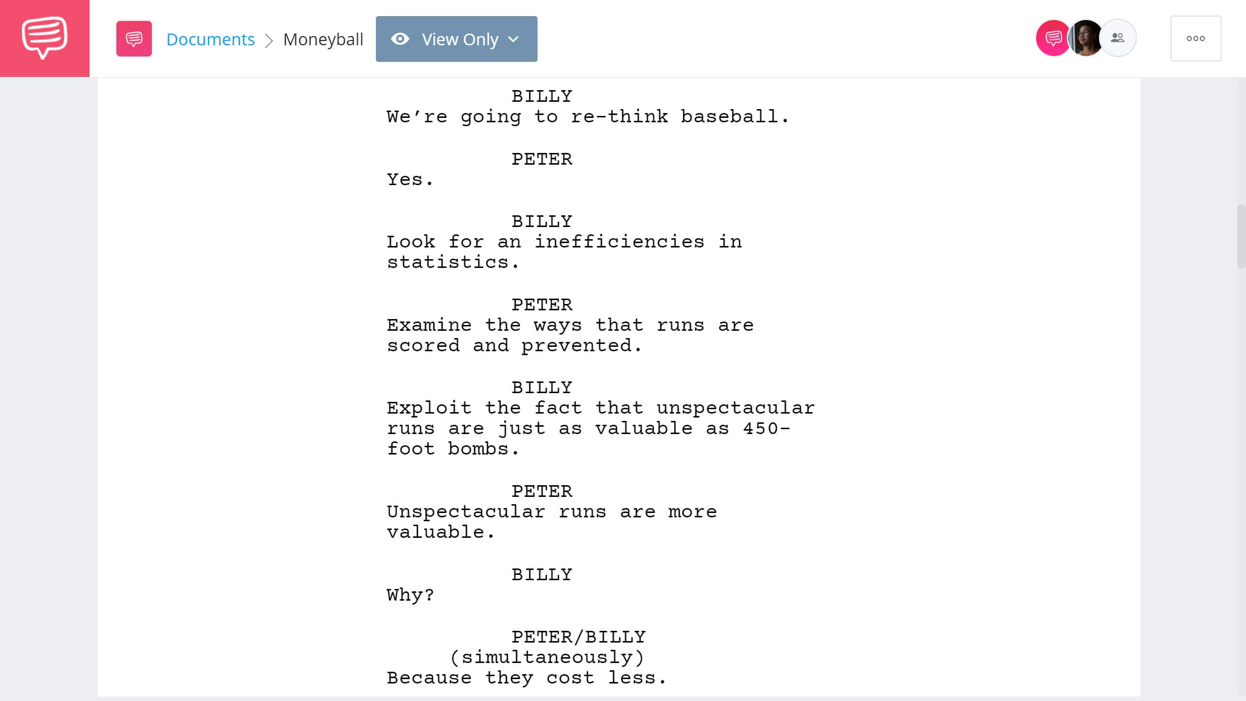 Aaron Sorkin Screenplays Moneyball Script StudioBinder Screenwriting Software