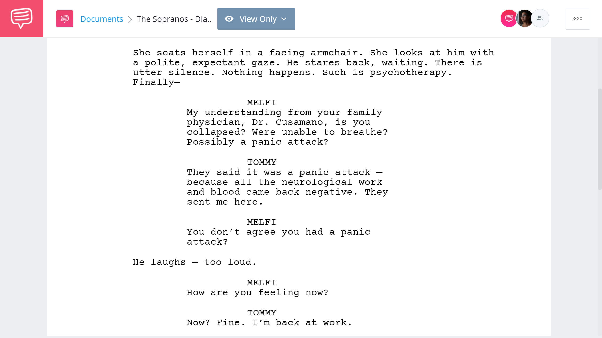 The Sopranos Pilot Script Teardown Dialogue StudioBinder Screenwriting Software
