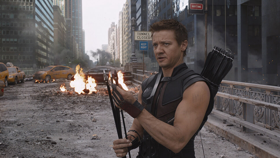 Hawkeye in The Avengers