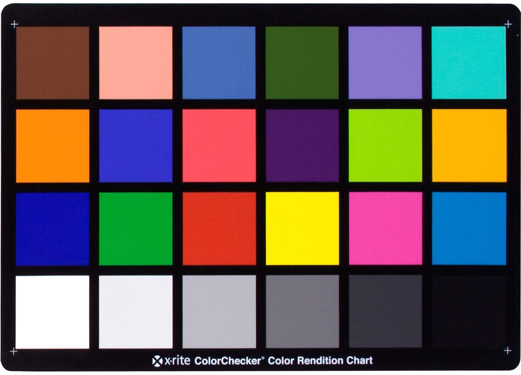 Colour checker charts