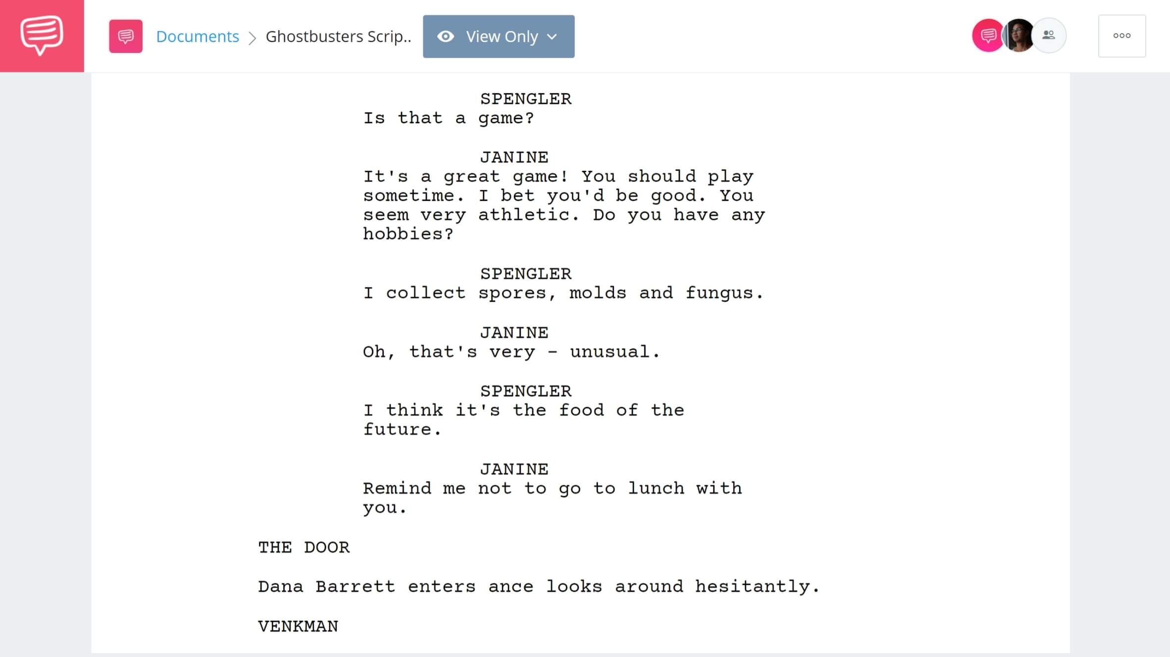 Ghostbusters Script Teardown Quotes StudioBinder Screenwriting Software