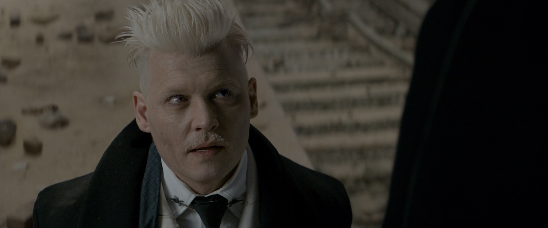 Johnny Depp as Grindelwald Fantastic Beasts and Where to Find Them