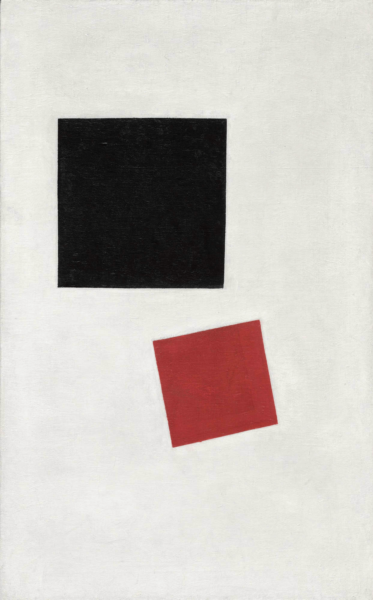 Black Square and Red Square by Kazimir Malevich