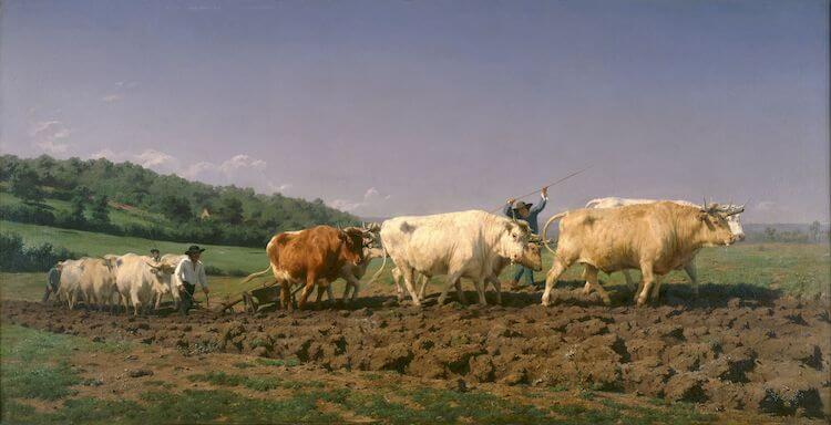 Define Realism in Art The Ploughing in the Nivernais