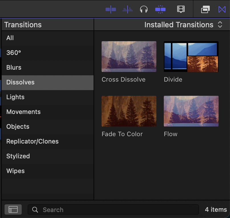 Dissolve Editing • Dissolve Transition in Film in Final Cut Pro