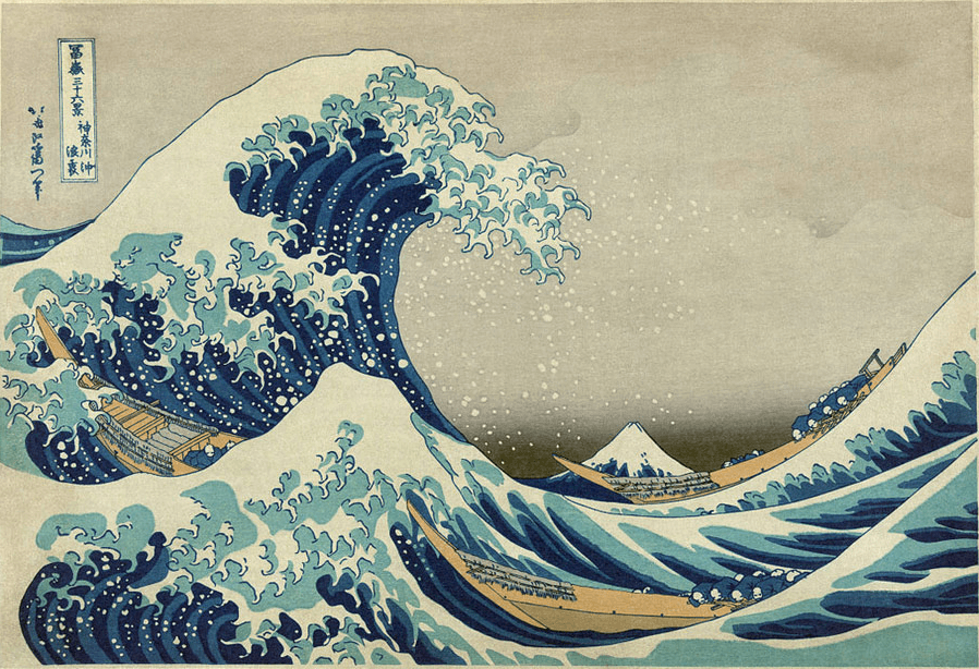 The Great Wave off Kanagawa by Katsushika Hokusai