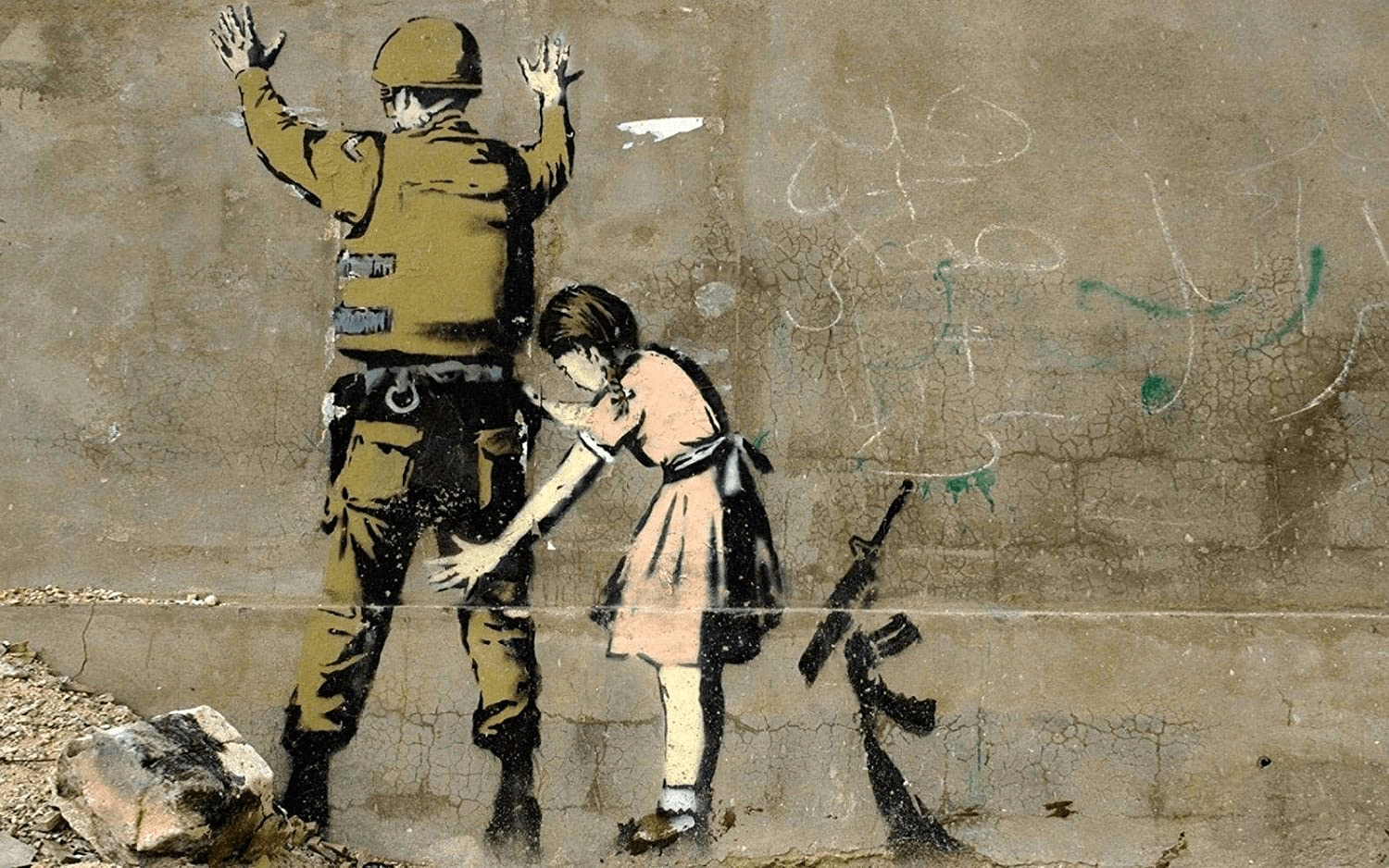 What is Contrast in Art Banksy Contrast Artwork Examples