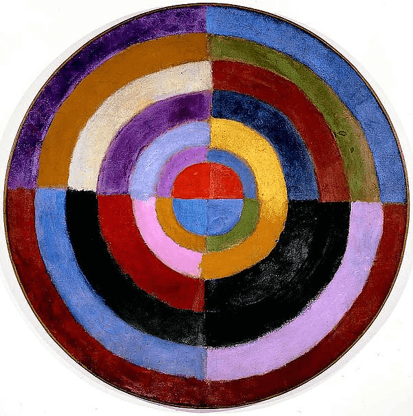What is Radial Balance in Art Le Premier Disque Robert Delaunay — radial balance design