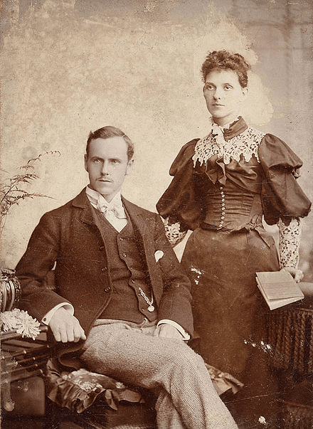 Sepia tone photo taken in England in