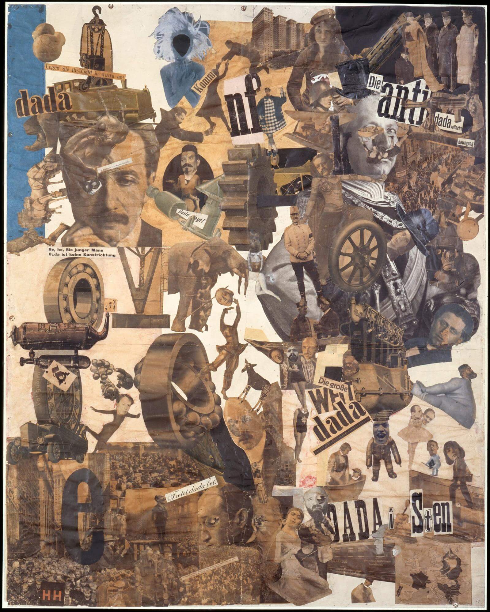 What is Dadaism Hochs photomontage is a great Dada example • Dadaism painting