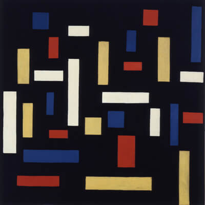 What is De Stilj Art De Stijl founder Theo van Doesburgs use of the forms values • What is De Stijl in art