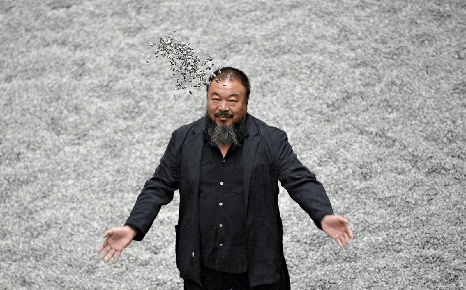Famous Contemporary Art Sunflower Seeds by Ai Weiwei at Tate Modern Photo by Lennart PressAP