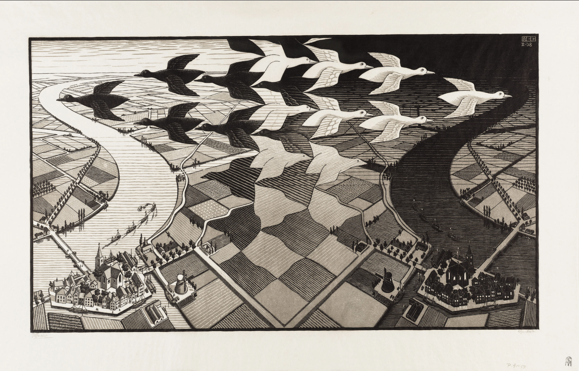 What is Repetition in Art Repetition Definition in Art Journey to Infinity by M C Escher