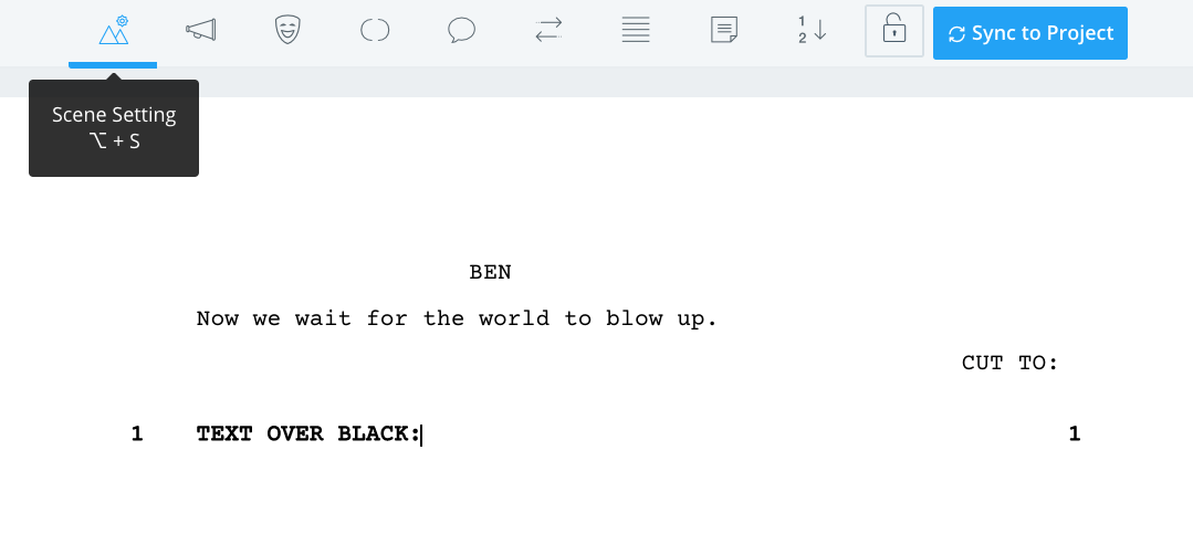 Writing text over black screen in screenplay Type Text Over Black In Your Screenplay
