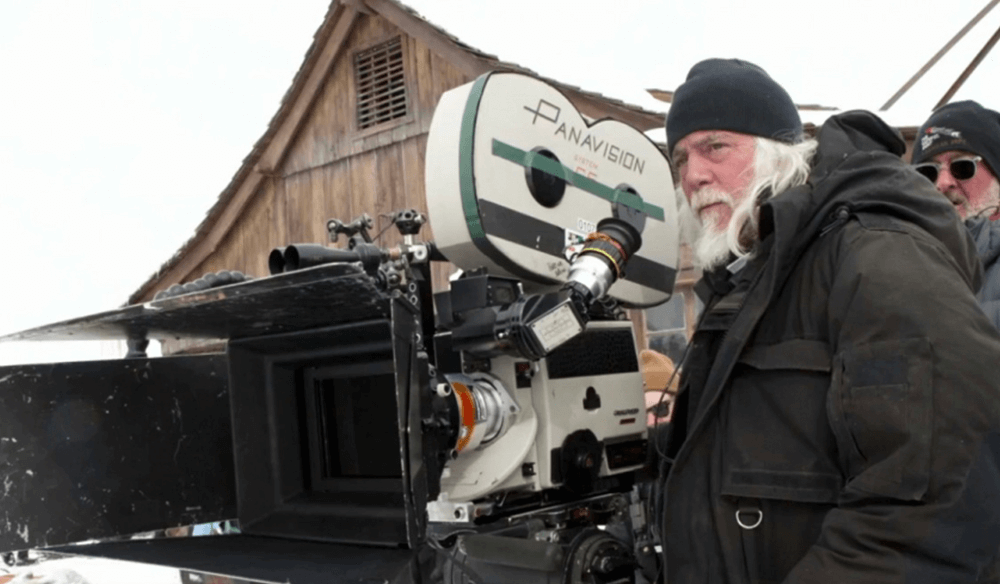 What is Digital Cinematography Robert Richardson from the set of The Hateful Eight