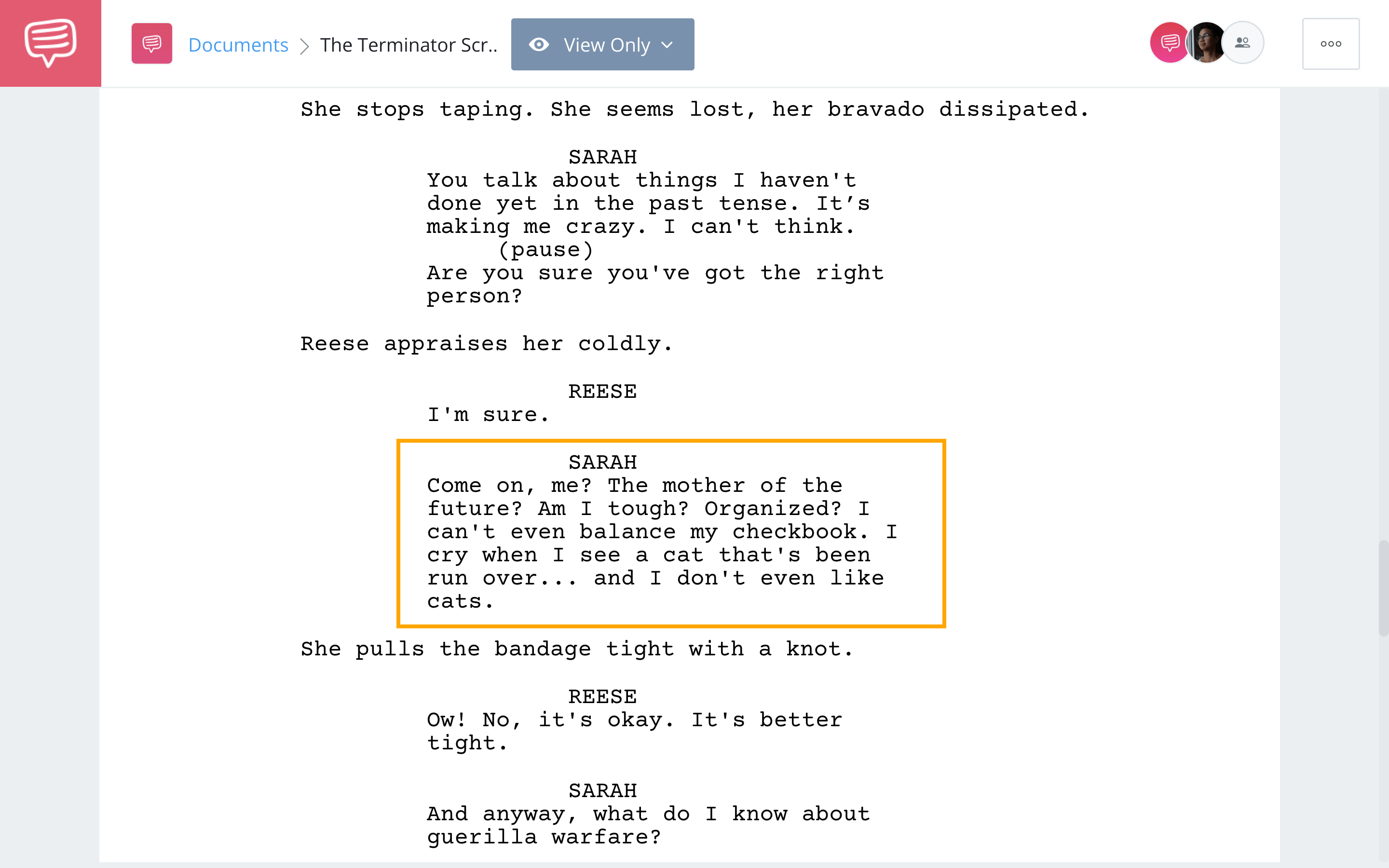 The Terminator Script PDF Teardown Character Arcs StudioBinder Screenwriting Software