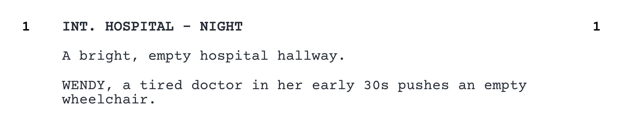 How to Write a Scene Description How not to Describe a Character Example StudioBinder Screenwriting Software