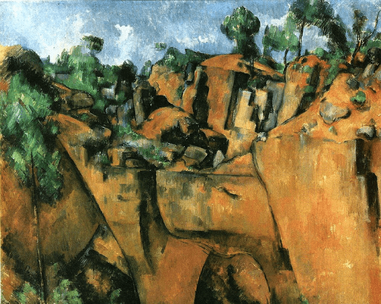 What is Cubism Cubism examples Paul Cezanne Bibemus Quarry c