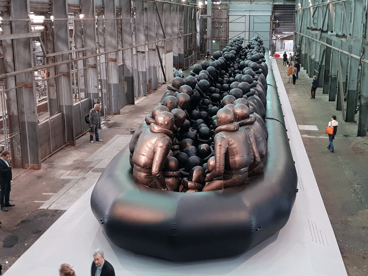What is Installation Art Law of Journey by Ai Weiwei Installation Art examples