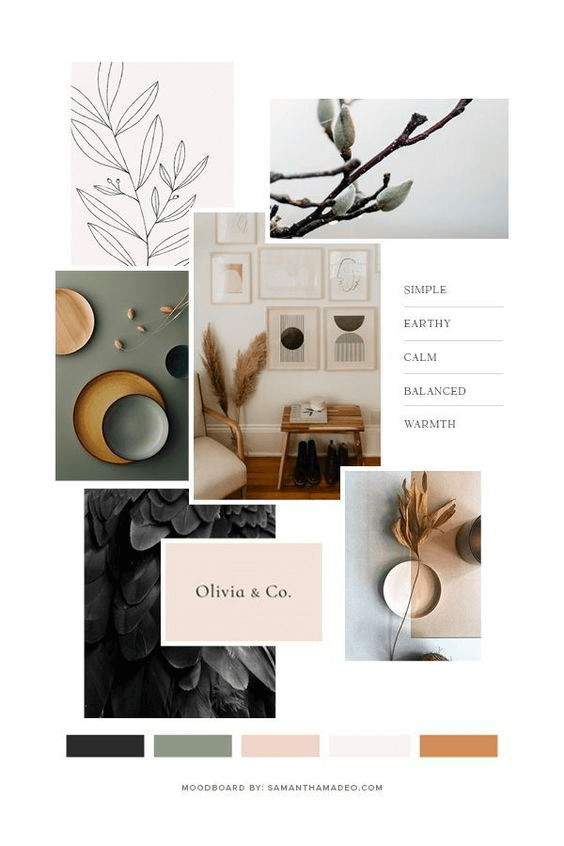 How to Make a Brand Mood Board Example
