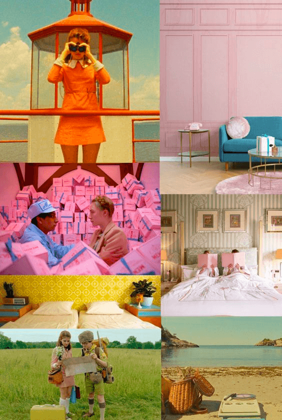 How to Make a Writer Mood Board Wes Anderson Writer Mood Board Example