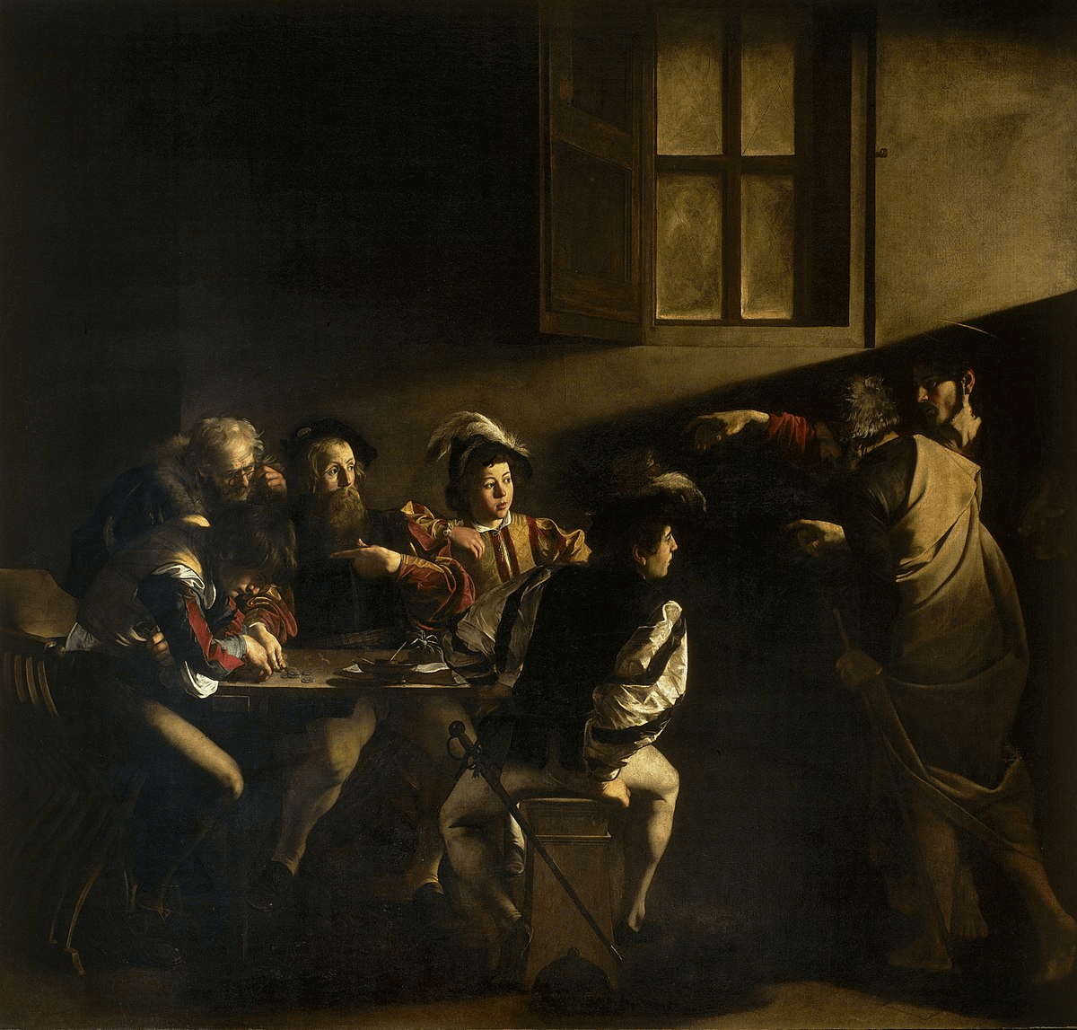 What is Baroque art Caravaggios The Calling of Saint Matthew