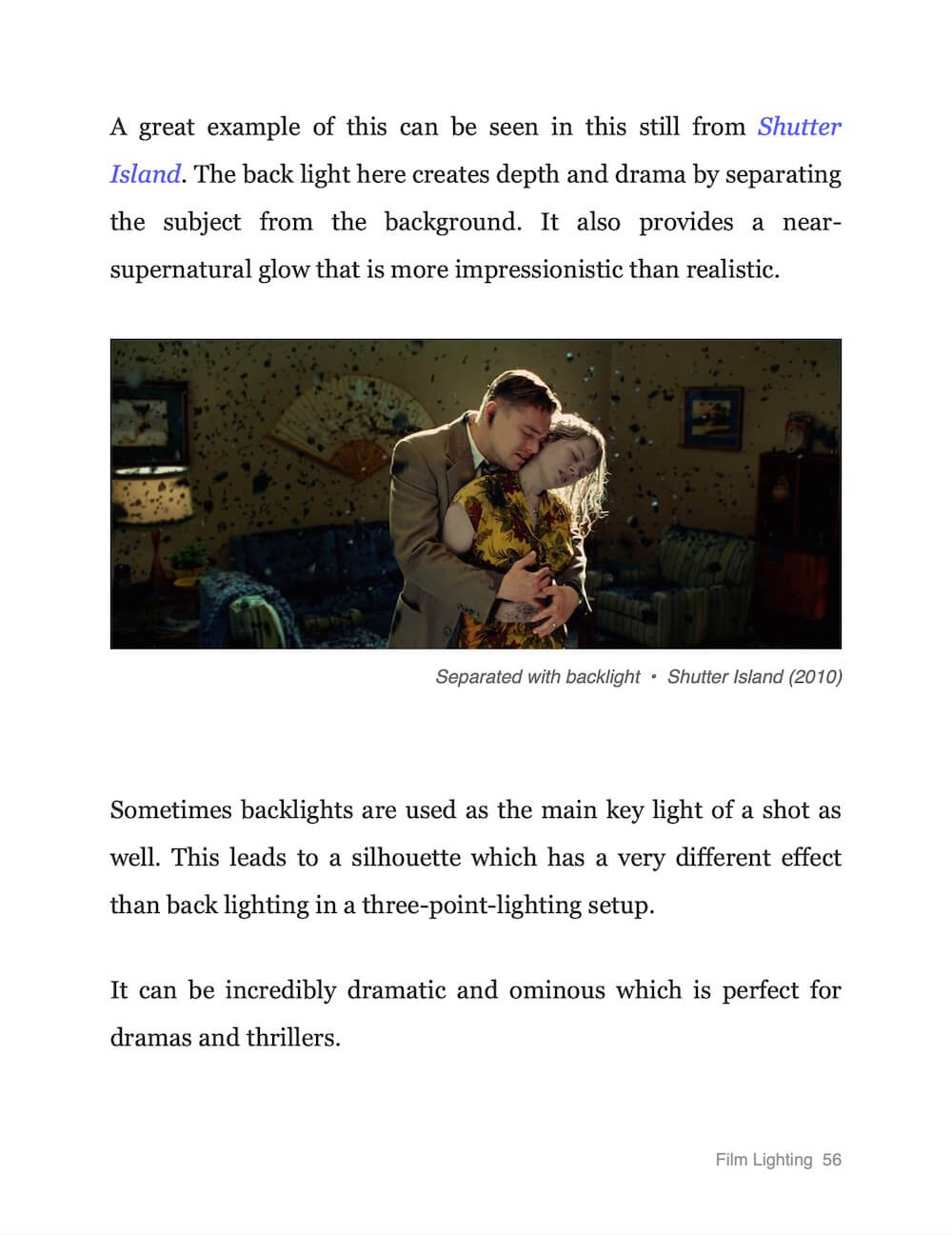 Film Lighting Ebook Backlighting StudioBinder