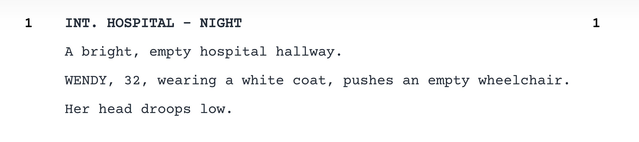 How to Write a Scene Description How to Write a Character Cinematically with Example StudioBinder Screenwriting Software