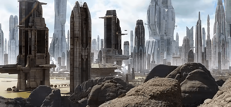 What is Matte Painting in Movies Digital matte painting example