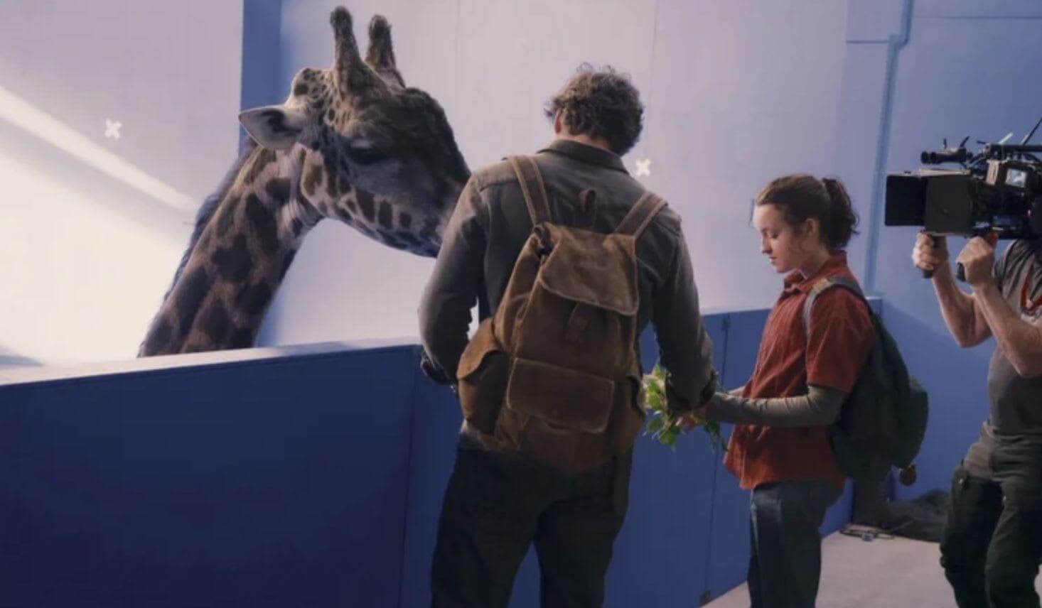 The Making of The Last of Us The giraffe sans CGI