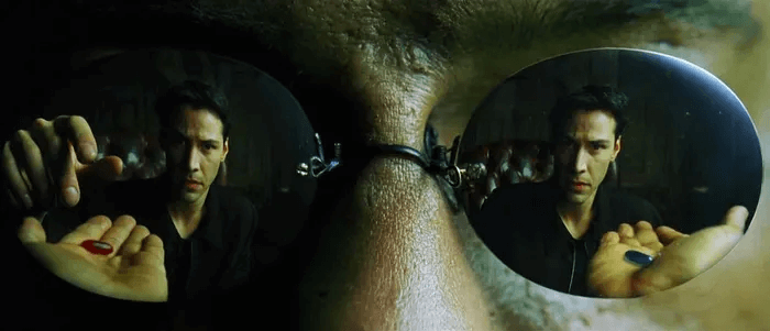 What is Anagnorisis The Matrix Blue pill red pill