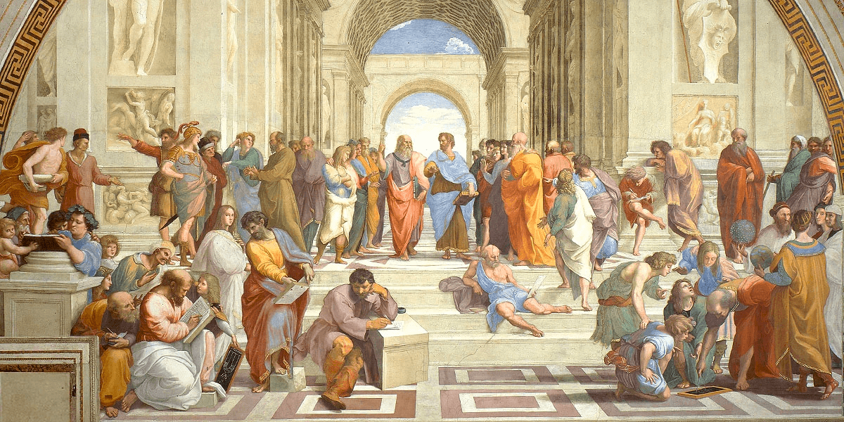 What is Aristotles Poetics The School of Athens by Rafael Plato and Aristotle