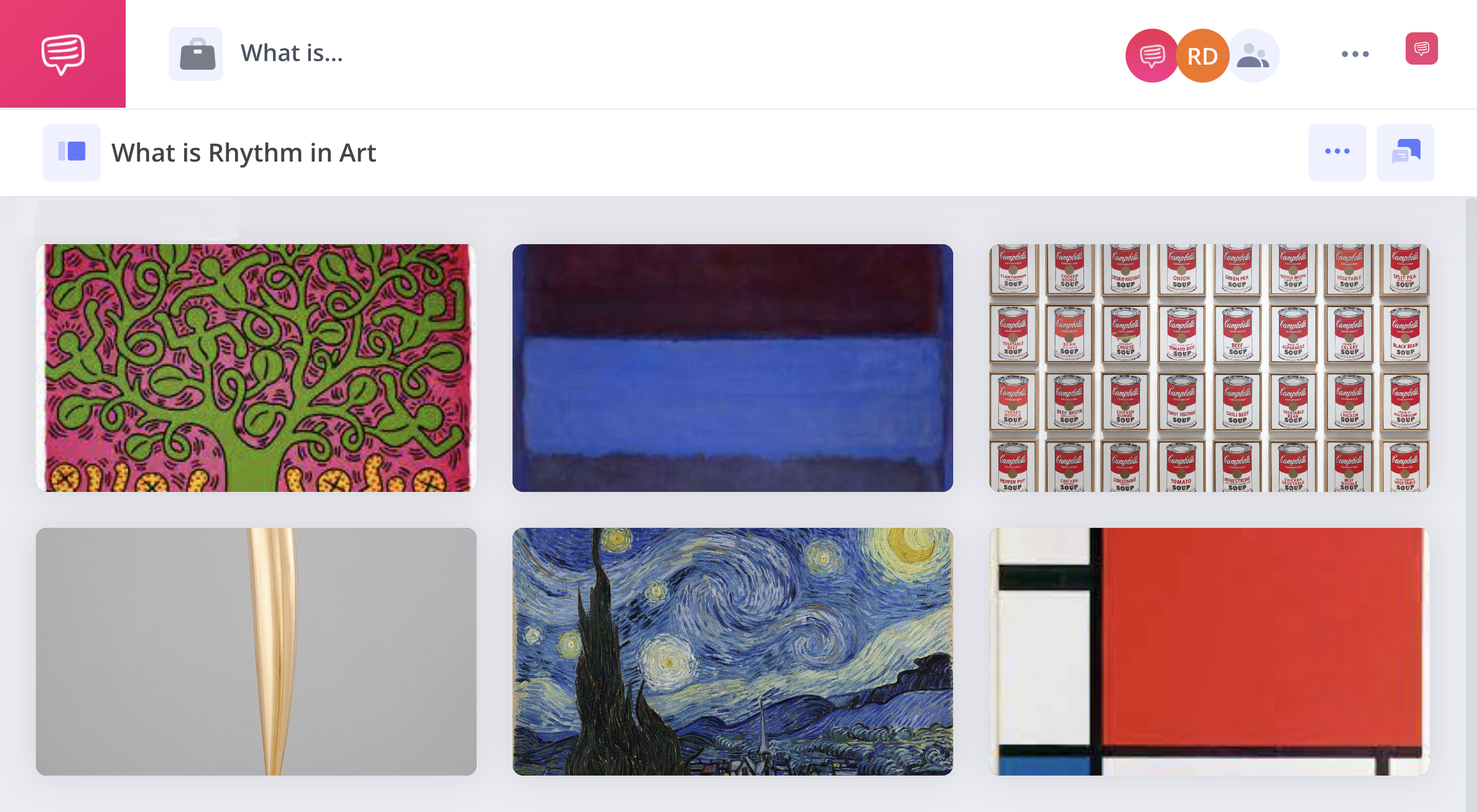 What is Rhythm in Art Mood Board Collection StudioBinder Mood Board Software