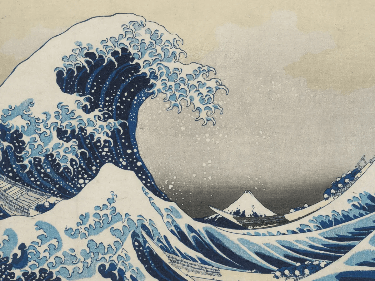 What is Rhythm in Art The Great Wave off Kanagawa Katsushika Hokusai