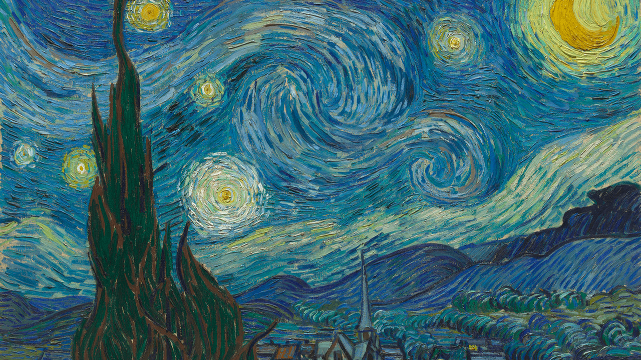 What is Rhythm in Art The Starry Night Vincent van Gogh