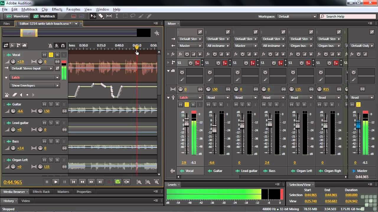 Movie Sound Adobe Audition