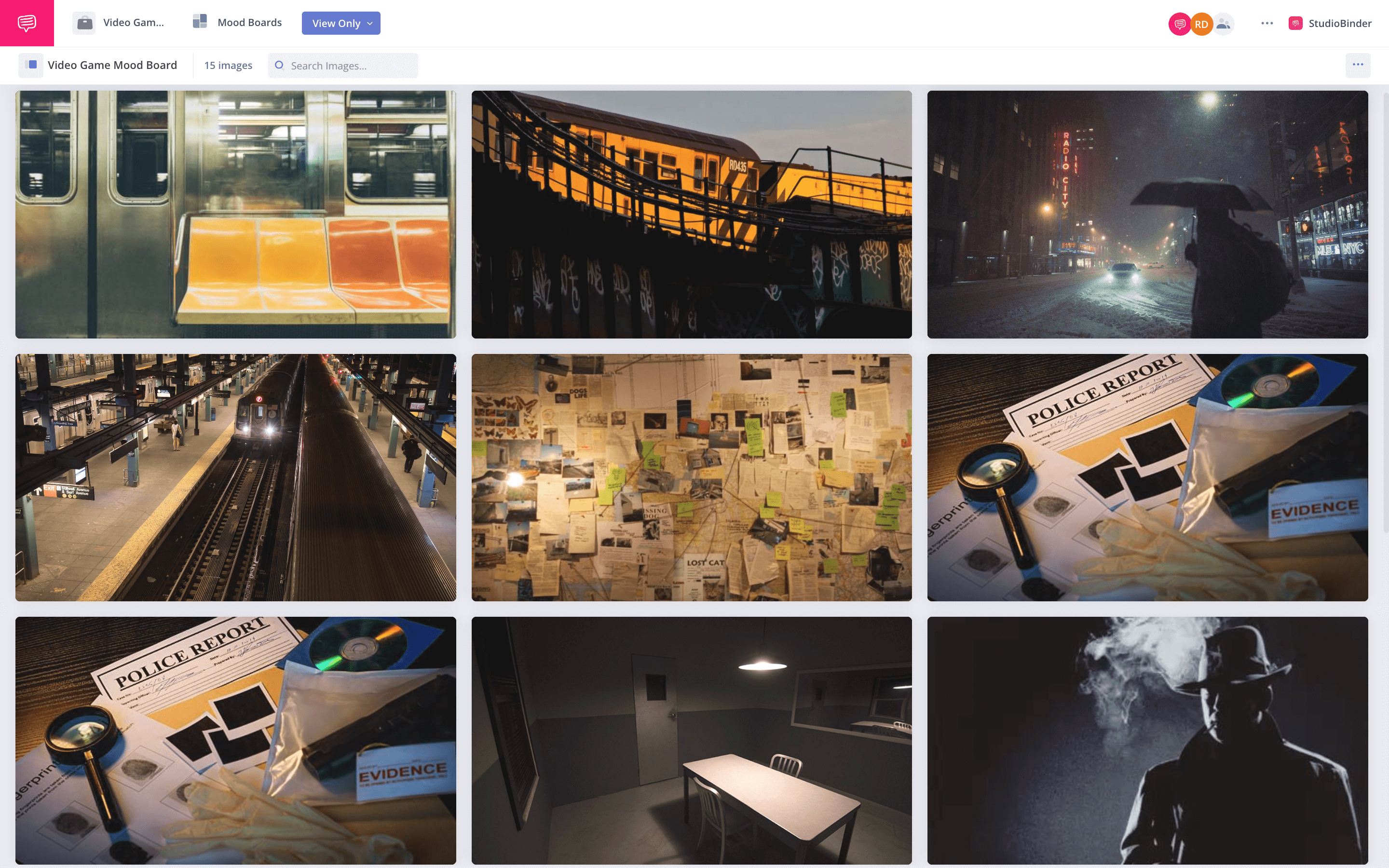 How to Make a Video Game Mood Board Video Game Mood Board StudioBinder Mood Boarding Software