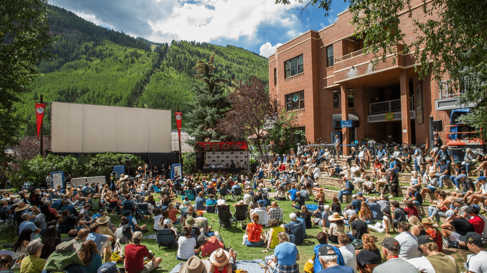 What Is Film Distribution A crowd at Telluride Film distribution process