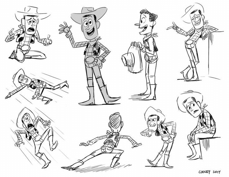 What is Pre Production in Animation Pixar character design Woody in Toy Story