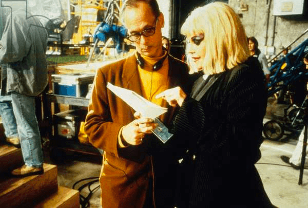 Directing Actors John Waters talking with his actor