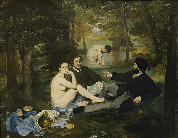 What is Naturalism in Art Le Déjeuner sur l'herbe () by Édouard Manet