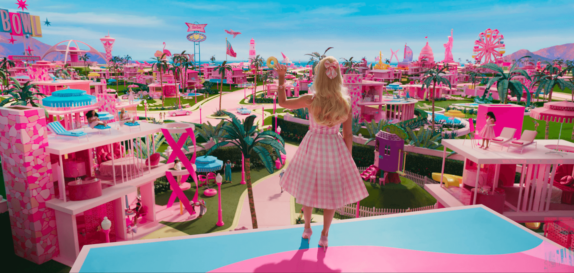 Barbie Director Greta Gerwig on Her Inspiration & Process Barbie movie sets Who made the Barbie movie
