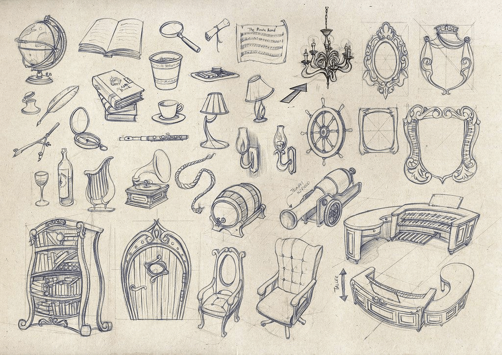 What Does a Prop Maker Do — Job Description Explained Pirate Story Prop Sketches